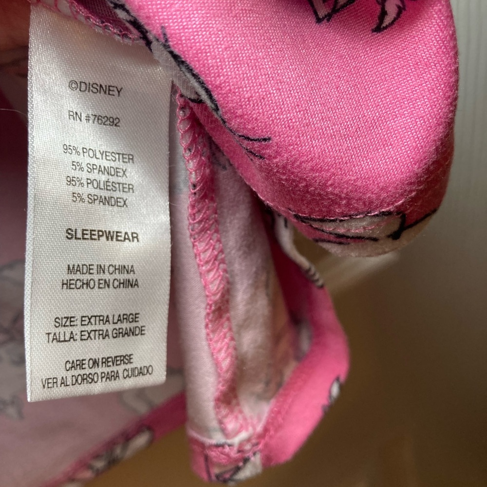 Disney The Aristocats Marie Pajama Set Women Size XL - Picture 8 of 9